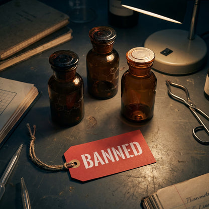 Banned whitening chemicals warning