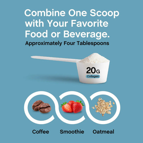 NeoCell Collagen Bio-Peptides Powder 20oz - Grassfed Protein Supplement